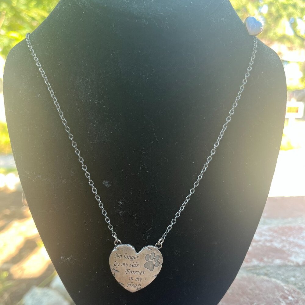 104. Heart Sterling silver at 20 inches